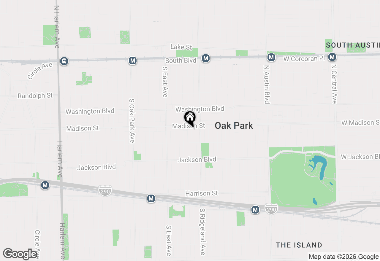 Map of 511 S Elmwood Avenue, Oak Park, IL 60304