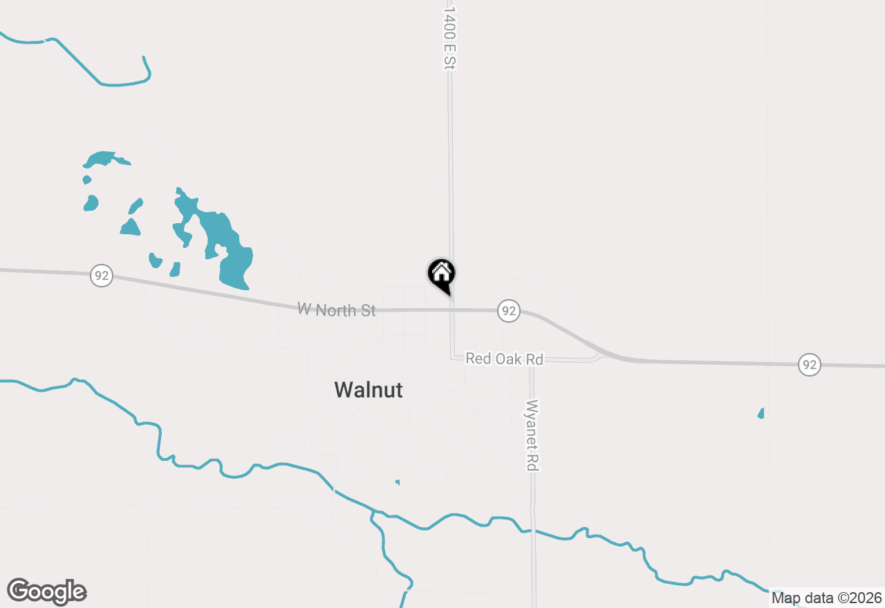 Map of 207 E North Street, Walnut, IL 61376