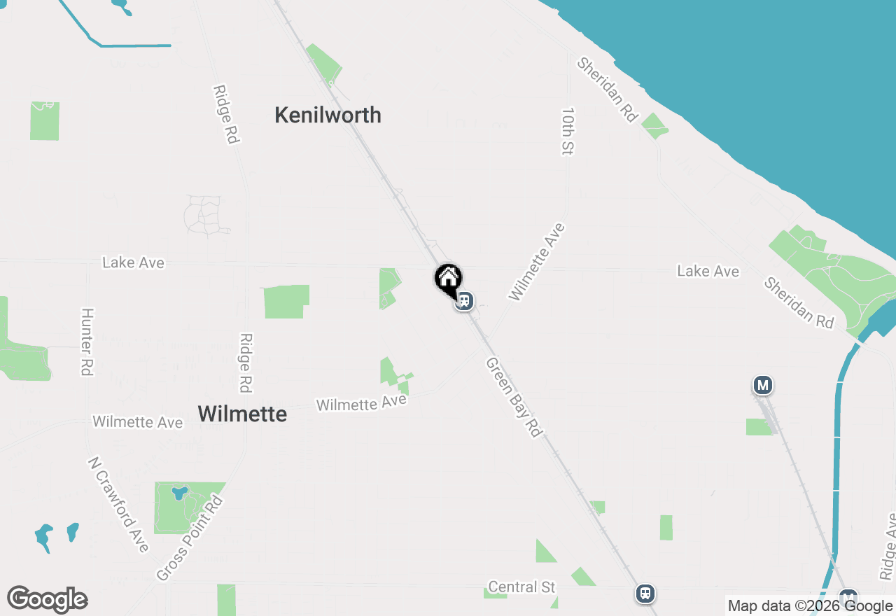 Map of 725 Green Bay Road #216, Wilmette, IL 60091