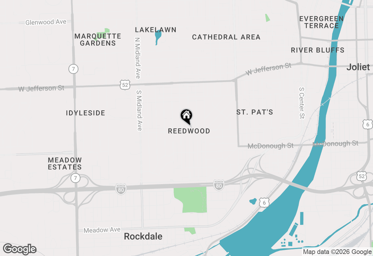 Map of 225 Park Drive, Joliet, IL 60436