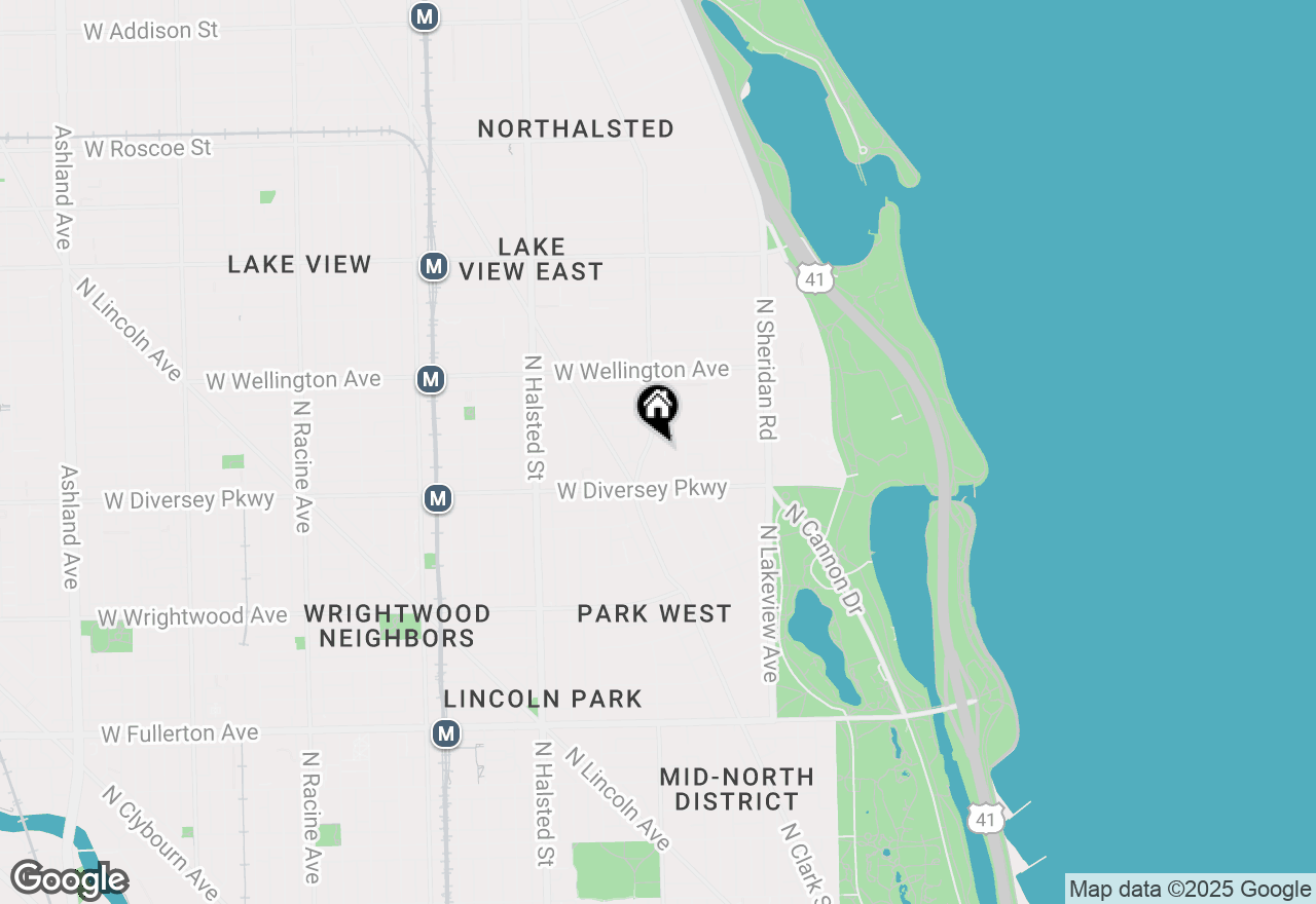 Map of 559 W Surf Street #702, Chicago, IL 60657