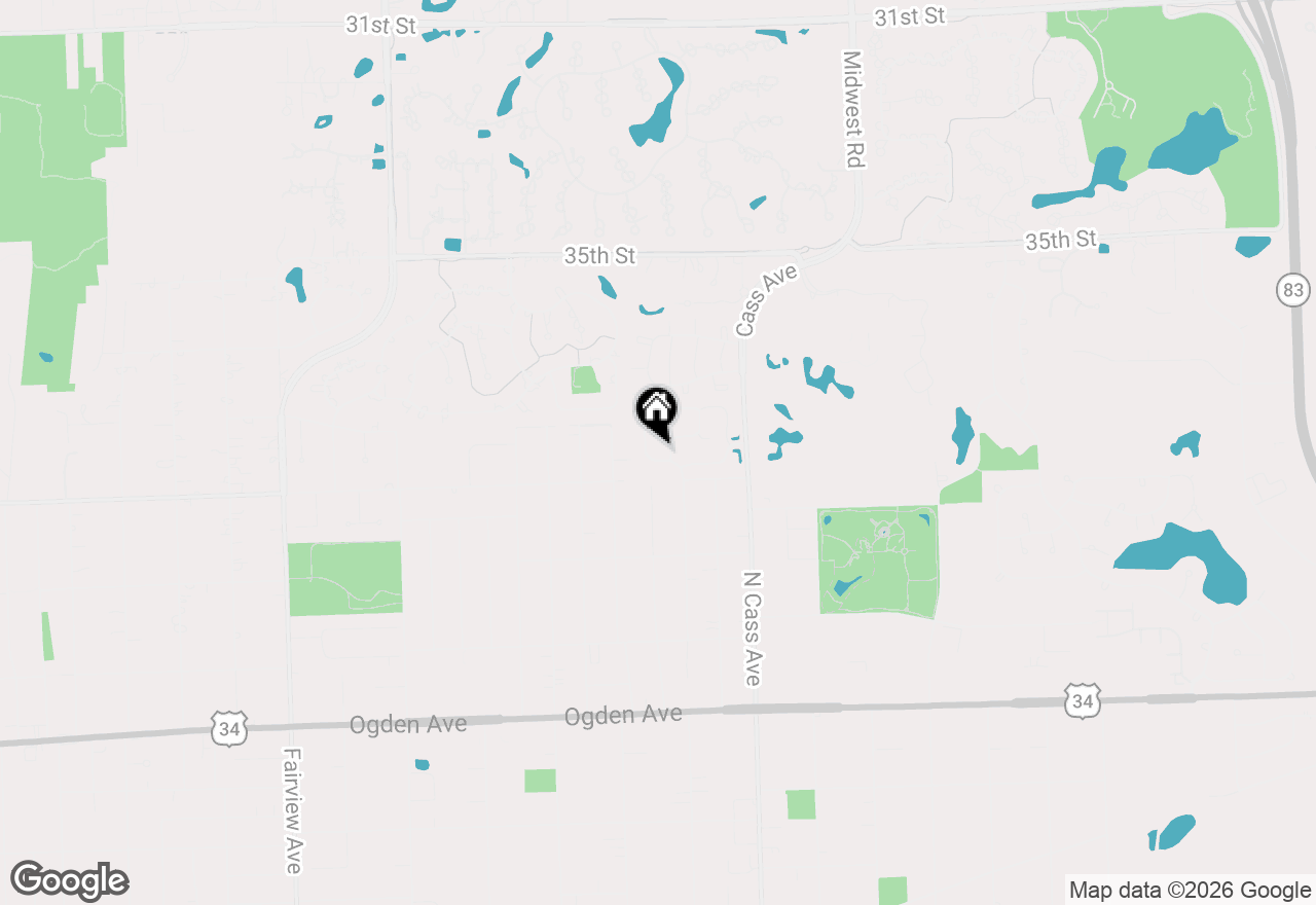 Map of 146 Indian Boundary Drive, Westmont, IL 60559