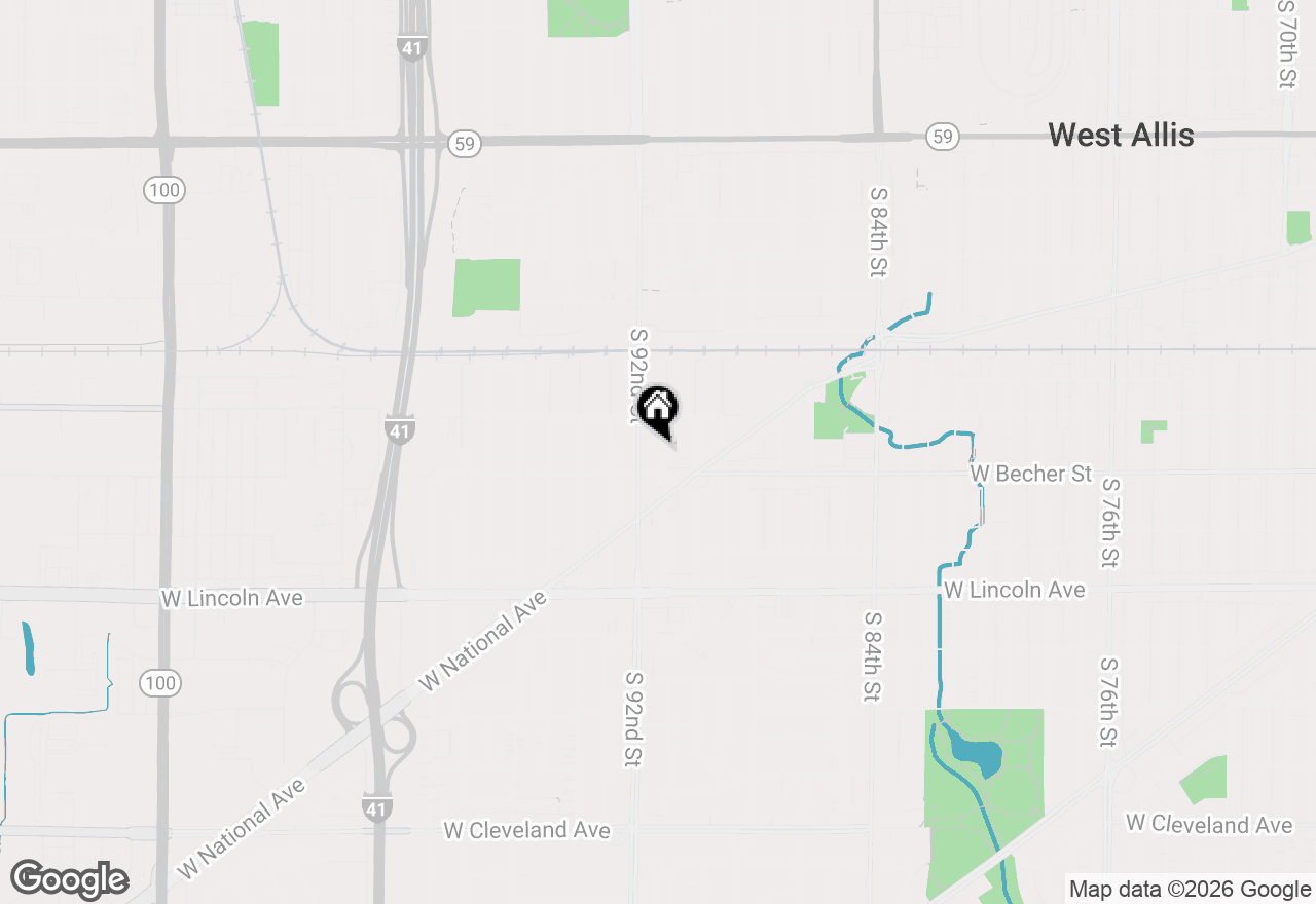 Map of 2053 S 91st St, West Allis, WI 53227