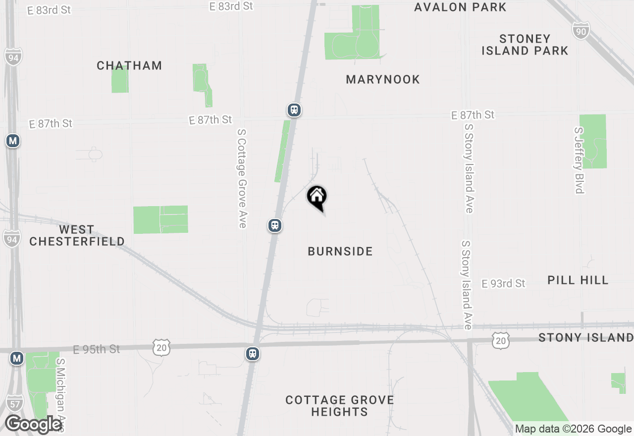 Map of 9033 S Dobson Avenue, Chicago, IL 60619