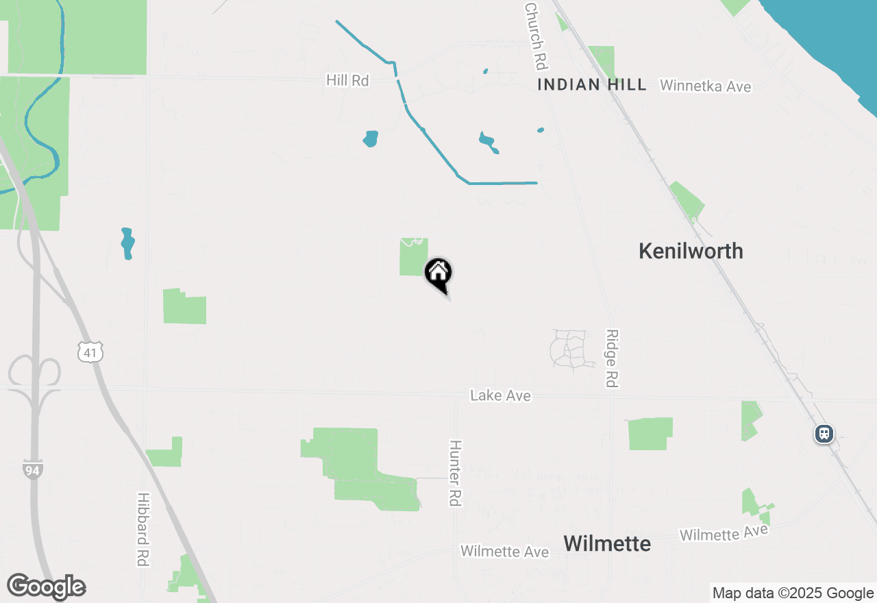 Map of 2323 Greenwood Avenue, Wilmette, IL 60091