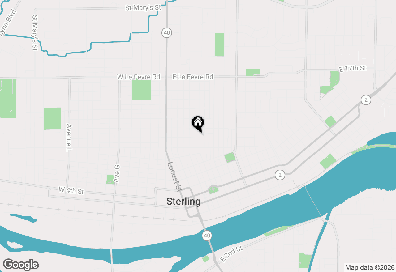 Map of (Address confidential), Sterling, Illinois 61081