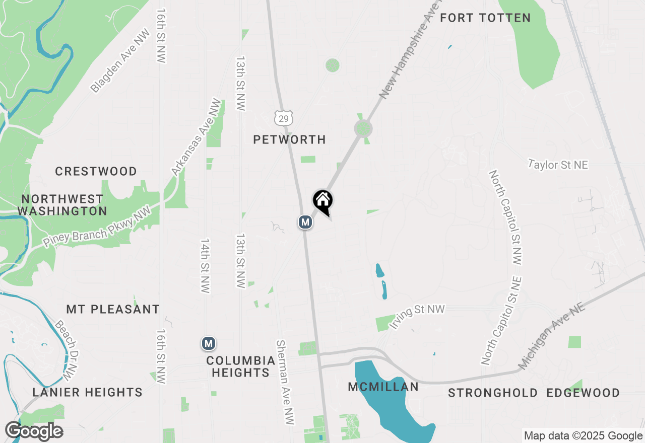Map of 735 Rock Creek Church Road Nw #A, Washington, DC 20010