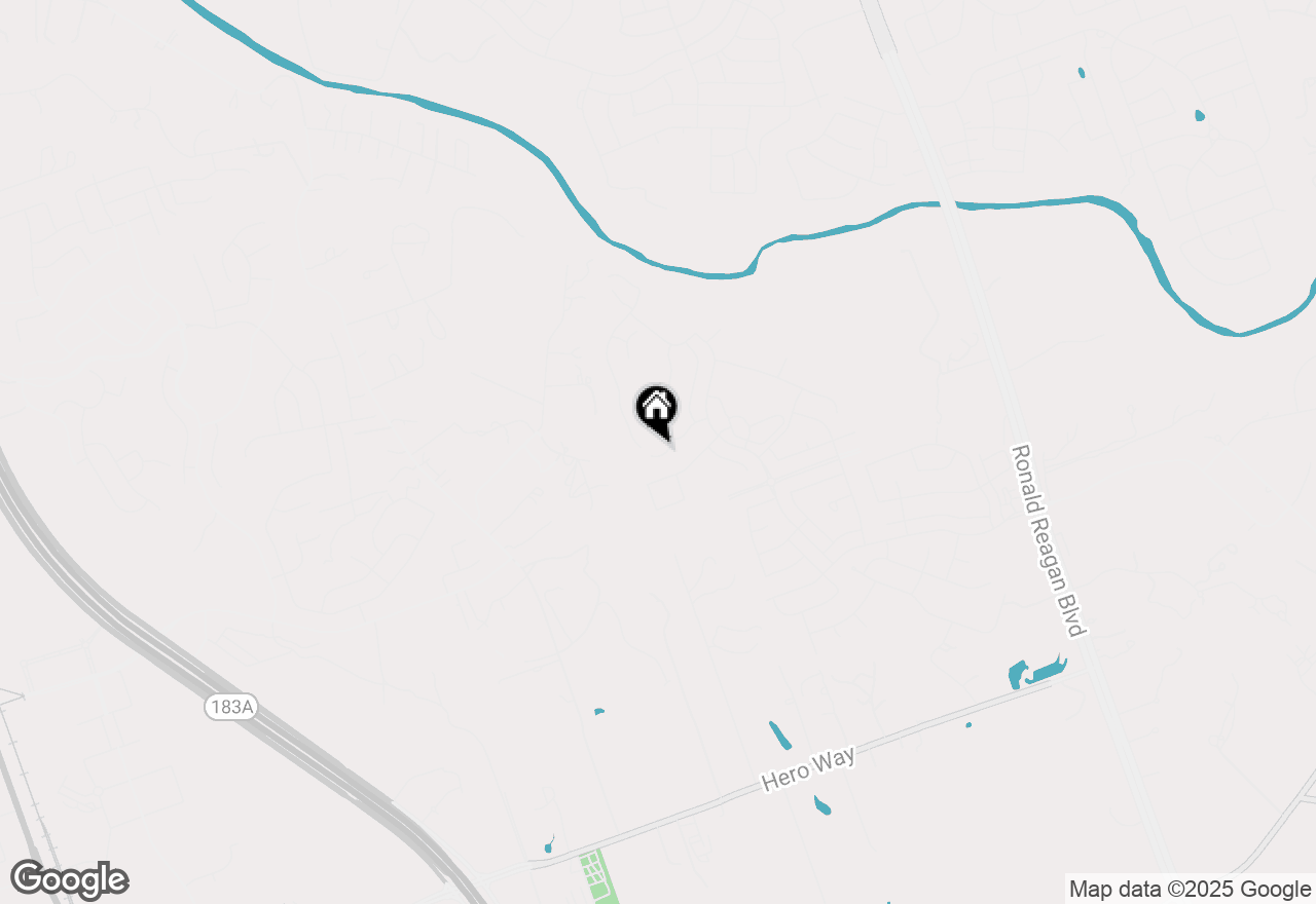 Map of 1308 Jolie Rose Bnd, Leander, TX 78641