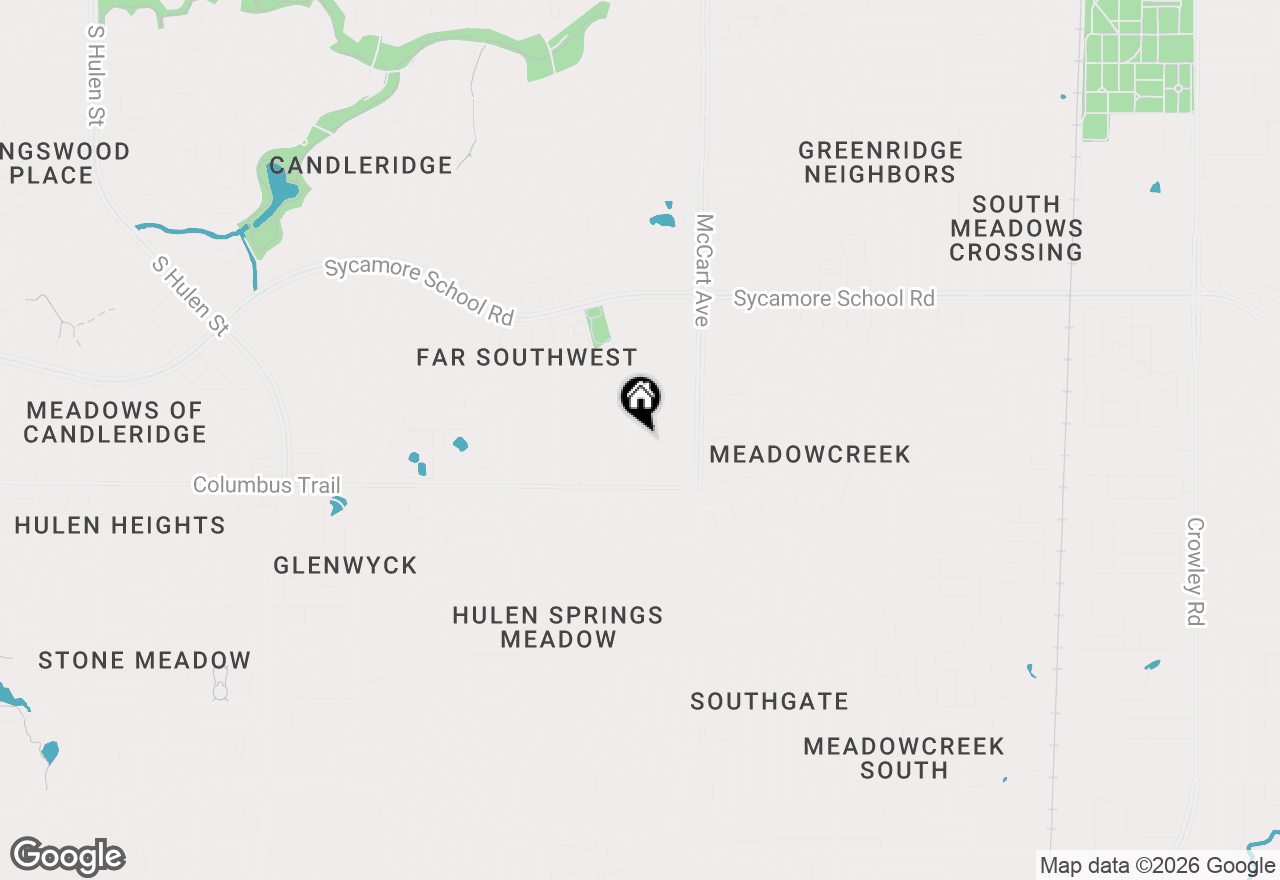 Map of 7724 Val Verde Drive, Fort Worth, TX 76133