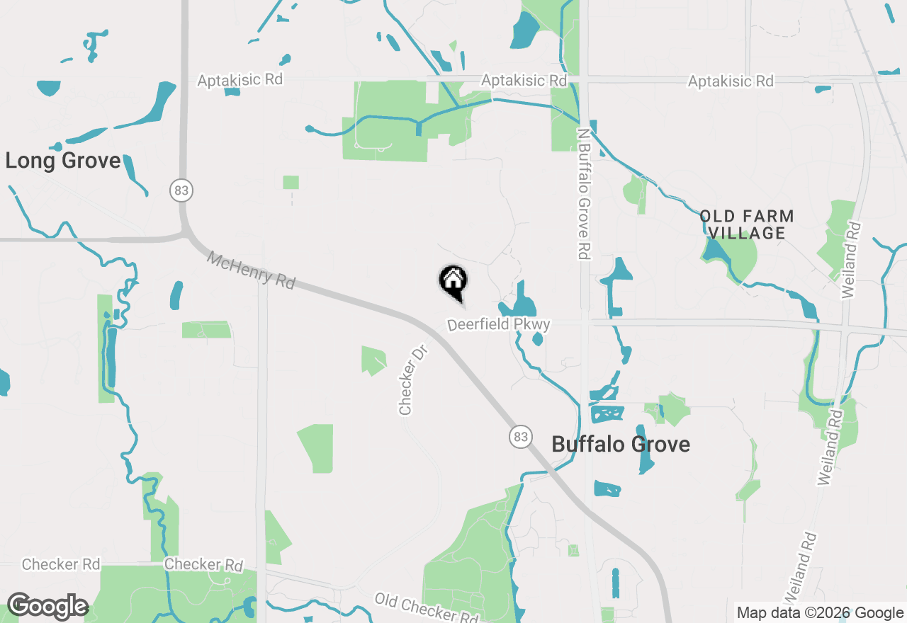 Map of 1115 Brandywyn Lane, Buffalo Grove, IL 60089