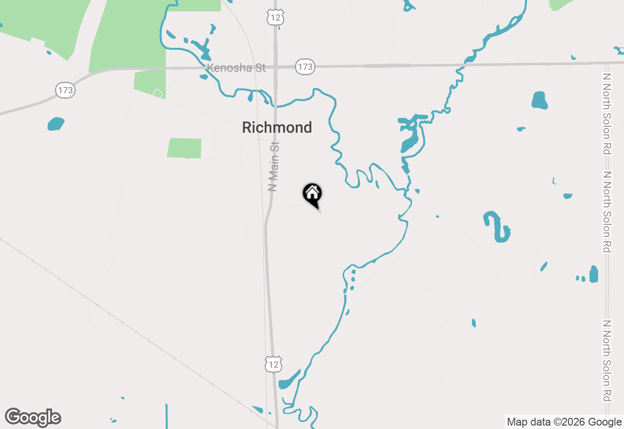 Map of 5406 W Valley Drive, Richmond, IL 60071