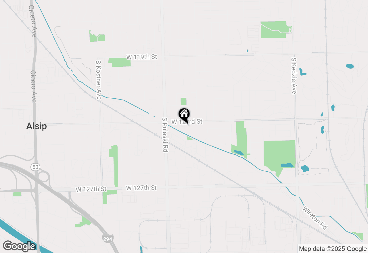 Map of 3861 W 123rd Street, Alsip, IL 60803