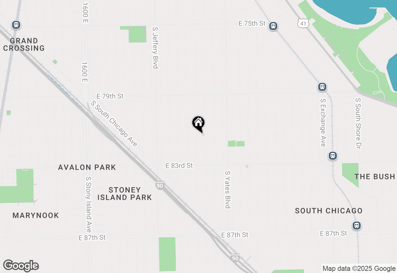 Map of 8120 S Luella Avenue, Chicago, IL 60617