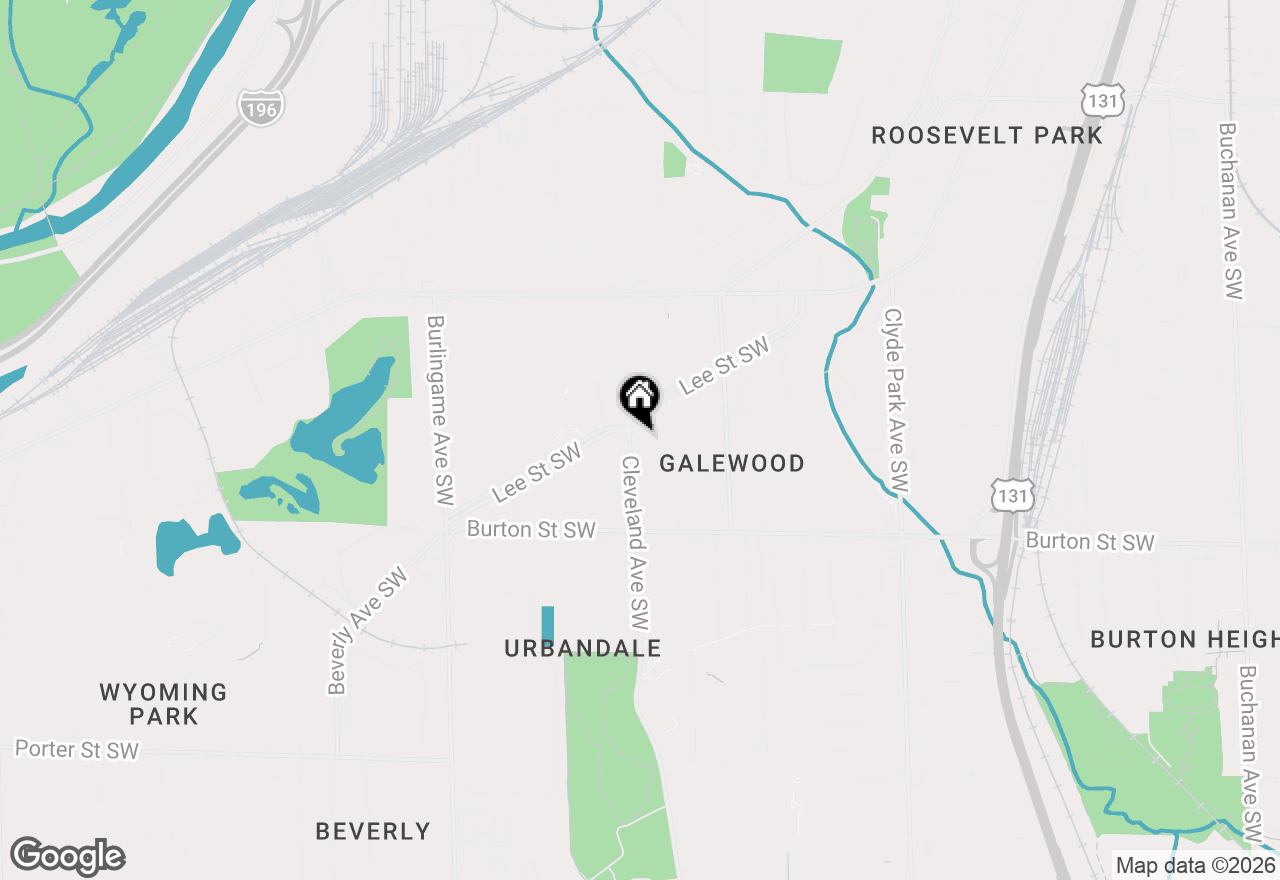 Map of 1230 Seneca Street Sw, Wyoming, MI 49509