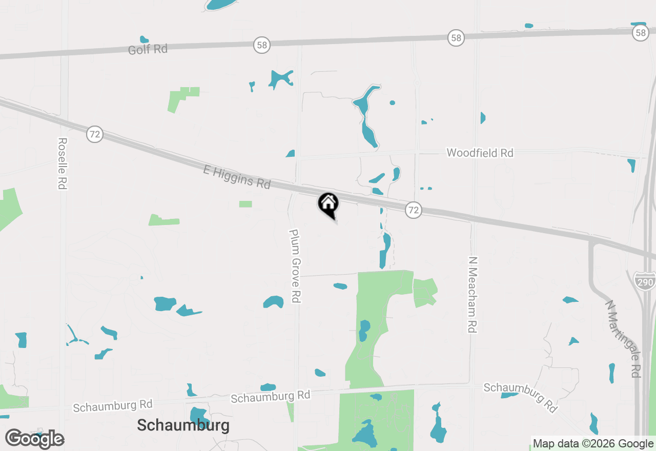 Map of 829 Heatherstone Drive, Schaumburg, IL 60173