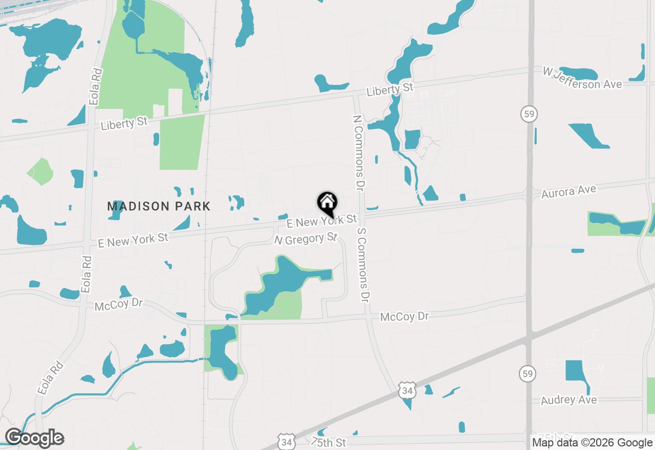 Map of 462 Thomas Paine Court #1, Aurora, IL 60504