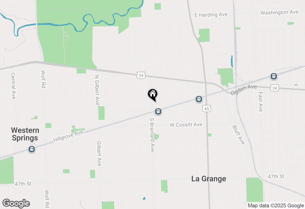 Map of 29 N Brainard Avenue #B1, La Grange, IL 60525