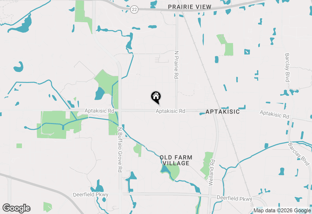 Map of 16664 W Aptakisic Road #1E, Lincolnshire, IL 60069