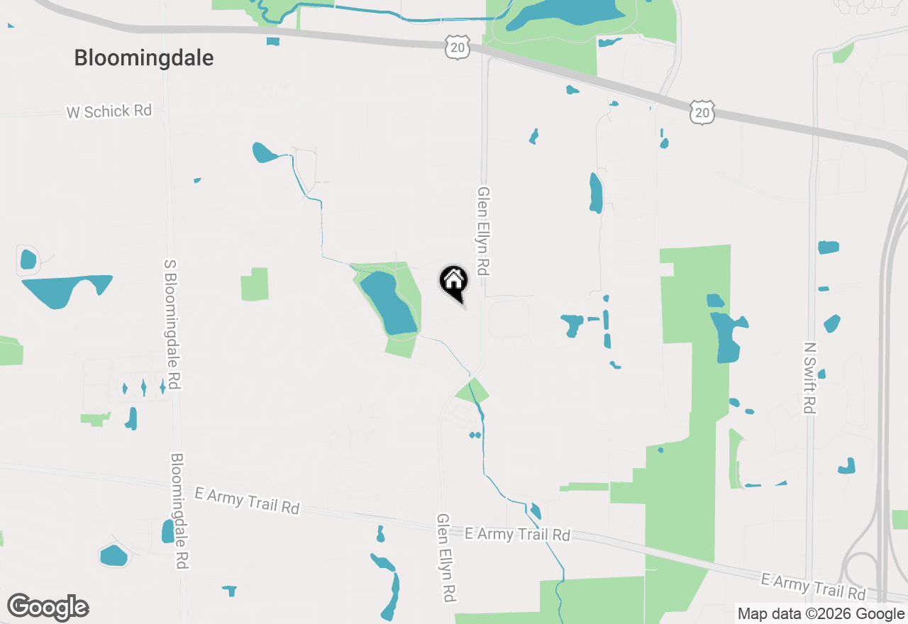 Map of 244 Coventry Court #244, Bloomingdale, IL 60108