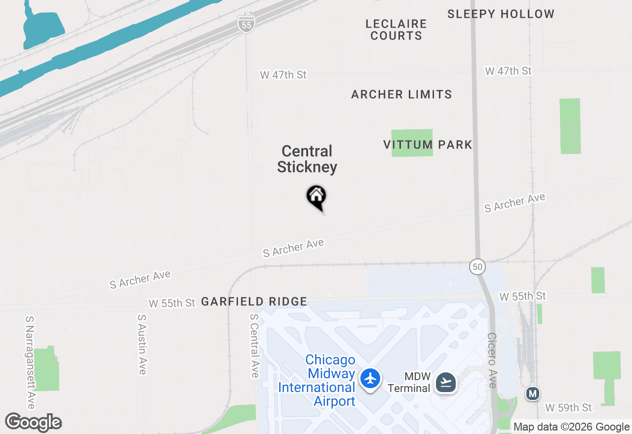 Map of 5200 S Lorel Avenue, Chicago, IL 60638