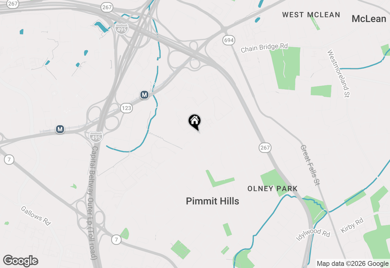 Map of 7599 Sawyer Farm Way #909, Mclean, VA 22102