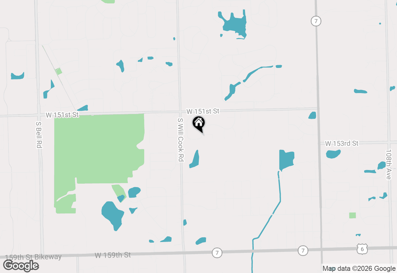 Map of 15230 Arbor Drive, Orland Park, IL 60467