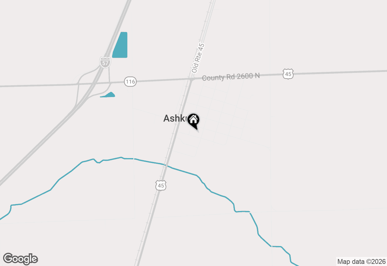 Map of 203 E Lake Street, Ashkum, IL 60911