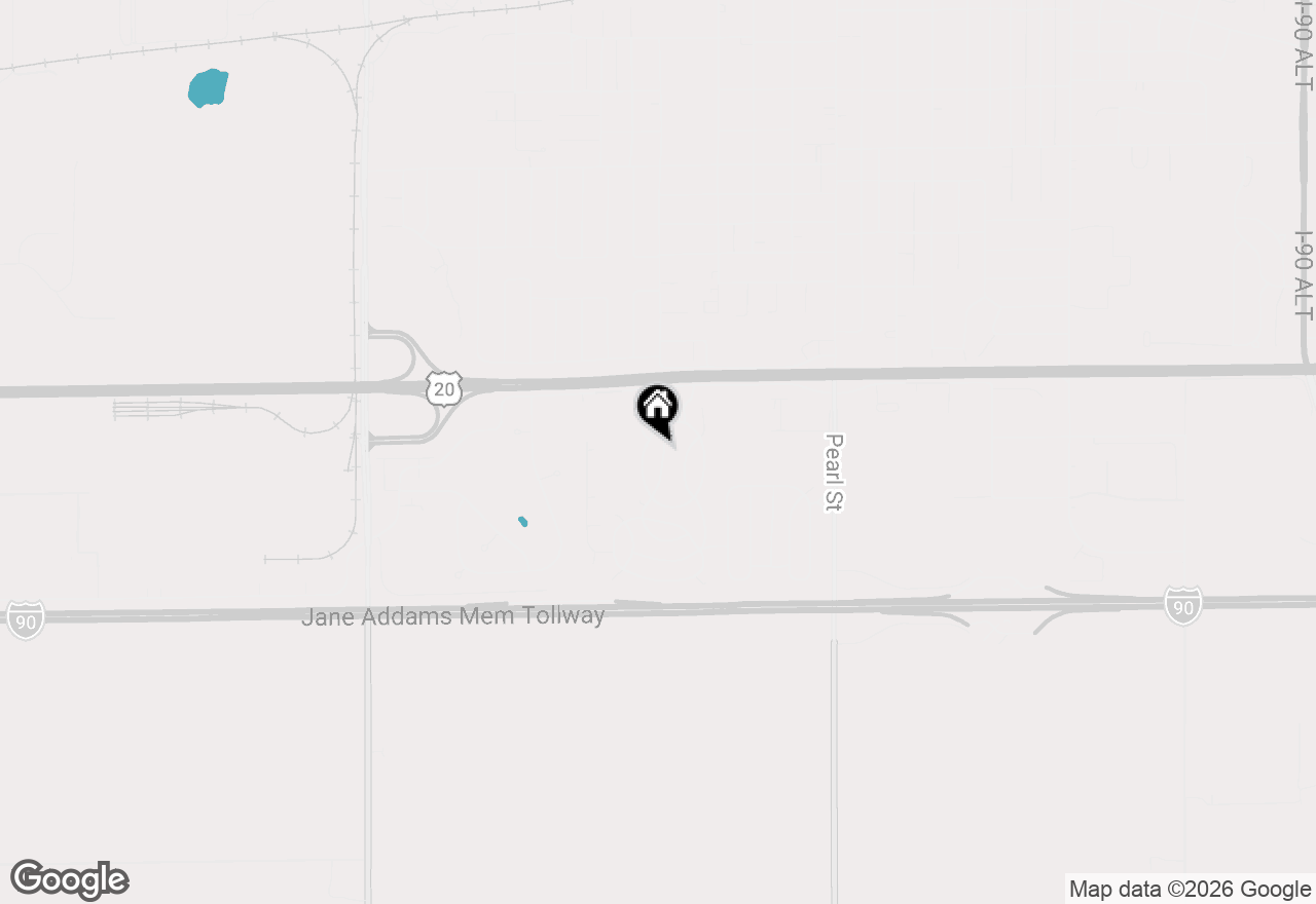 Map of 350 Elder Lane, Belvidere, IL 61008