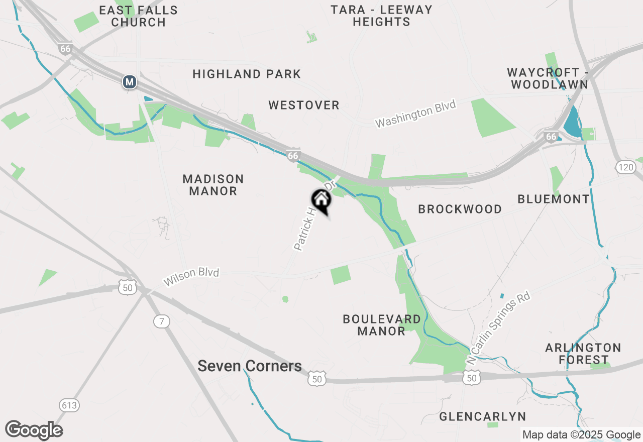 Map of 945 N Lebanon Street, Arlington, VA 22205