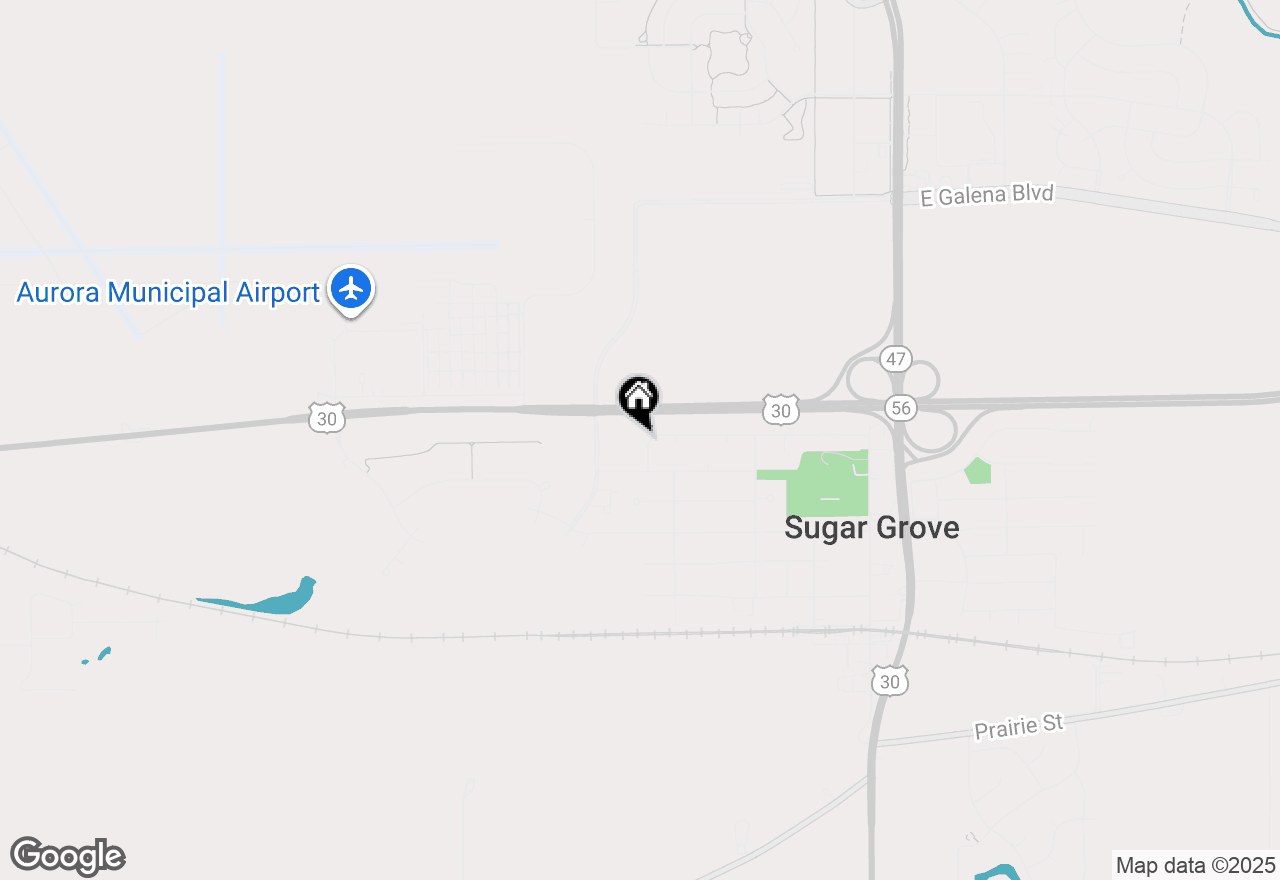 Map of 349 Meadows Drive, Sugar Grove, IL 60554