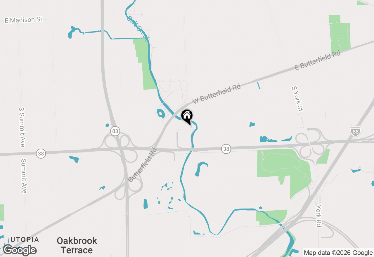 Map of 3 4 Seasons Court, Elmhurst, IL 60126