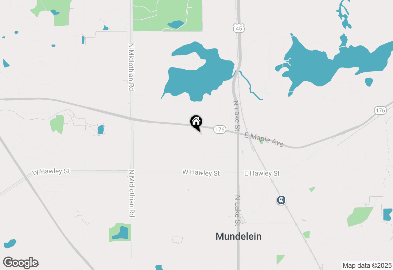Map of 636 N Greenview Avenue, Mundelein, IL 60060