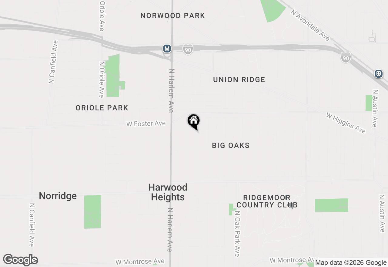 Map of 5048 N Nottingham Avenue, Chicago, IL 60656