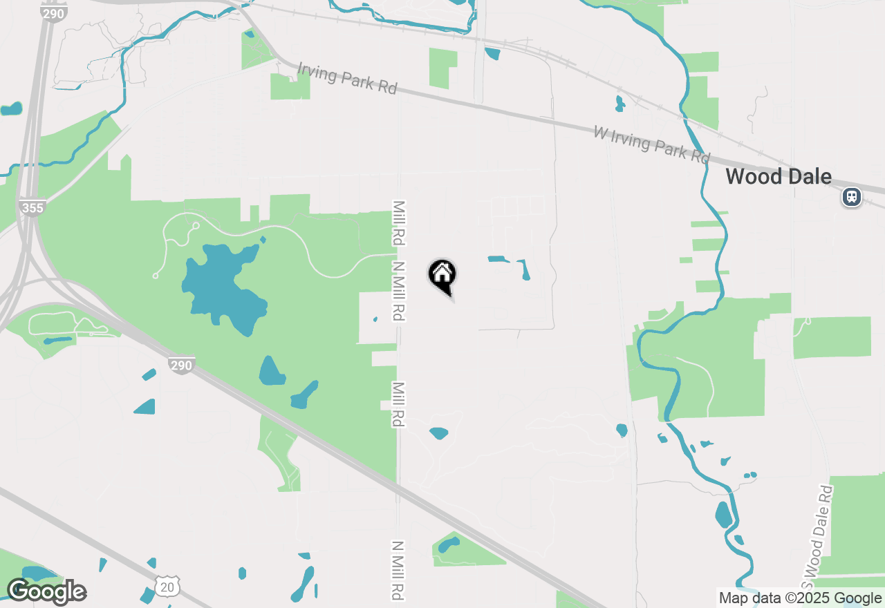 Map of 581 Victoria Lane, Wood Dale, IL 60191