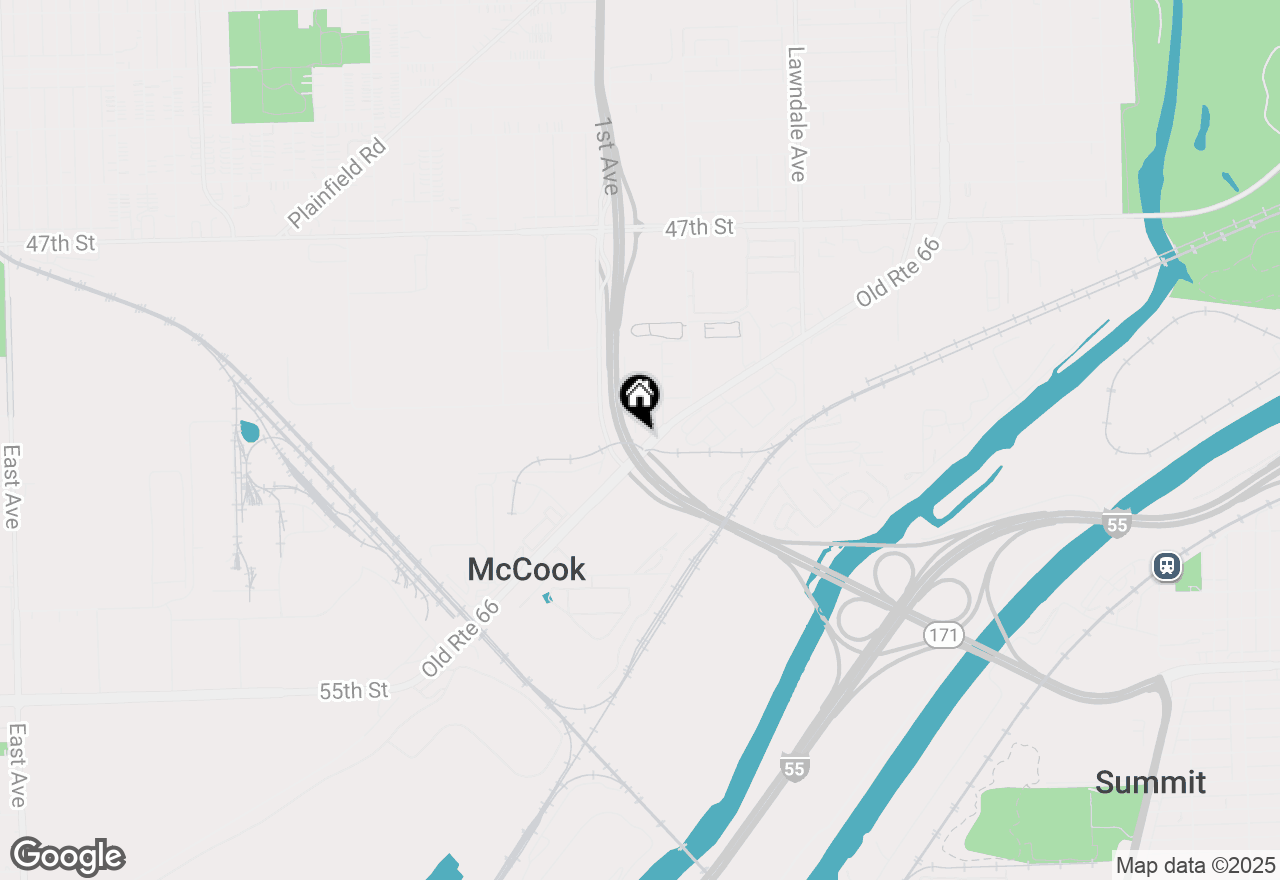 Map of 8440 Joliet Road, Mccook, IL 60525