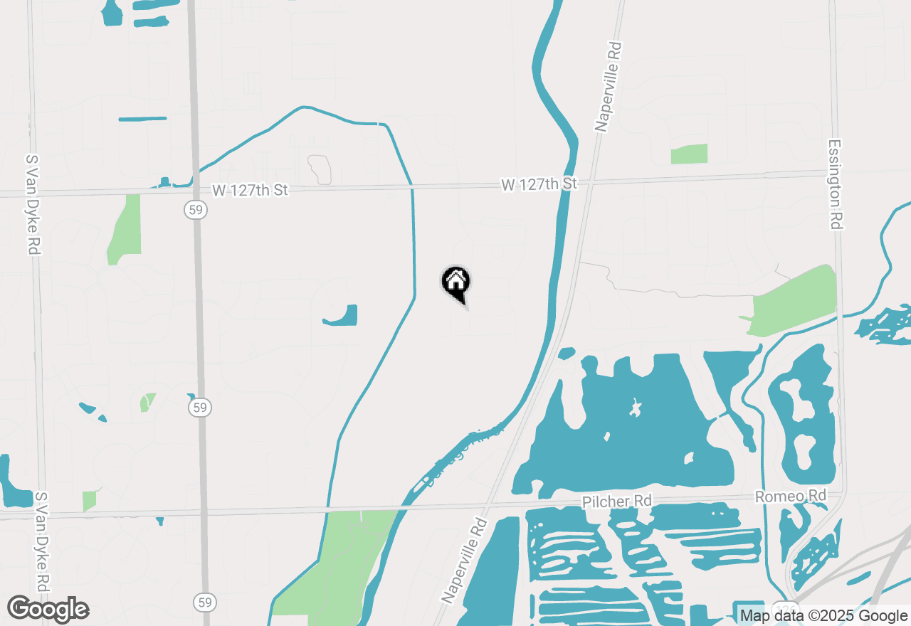 Map of 13017 S Boulder Lane, Plainfield, IL 60585