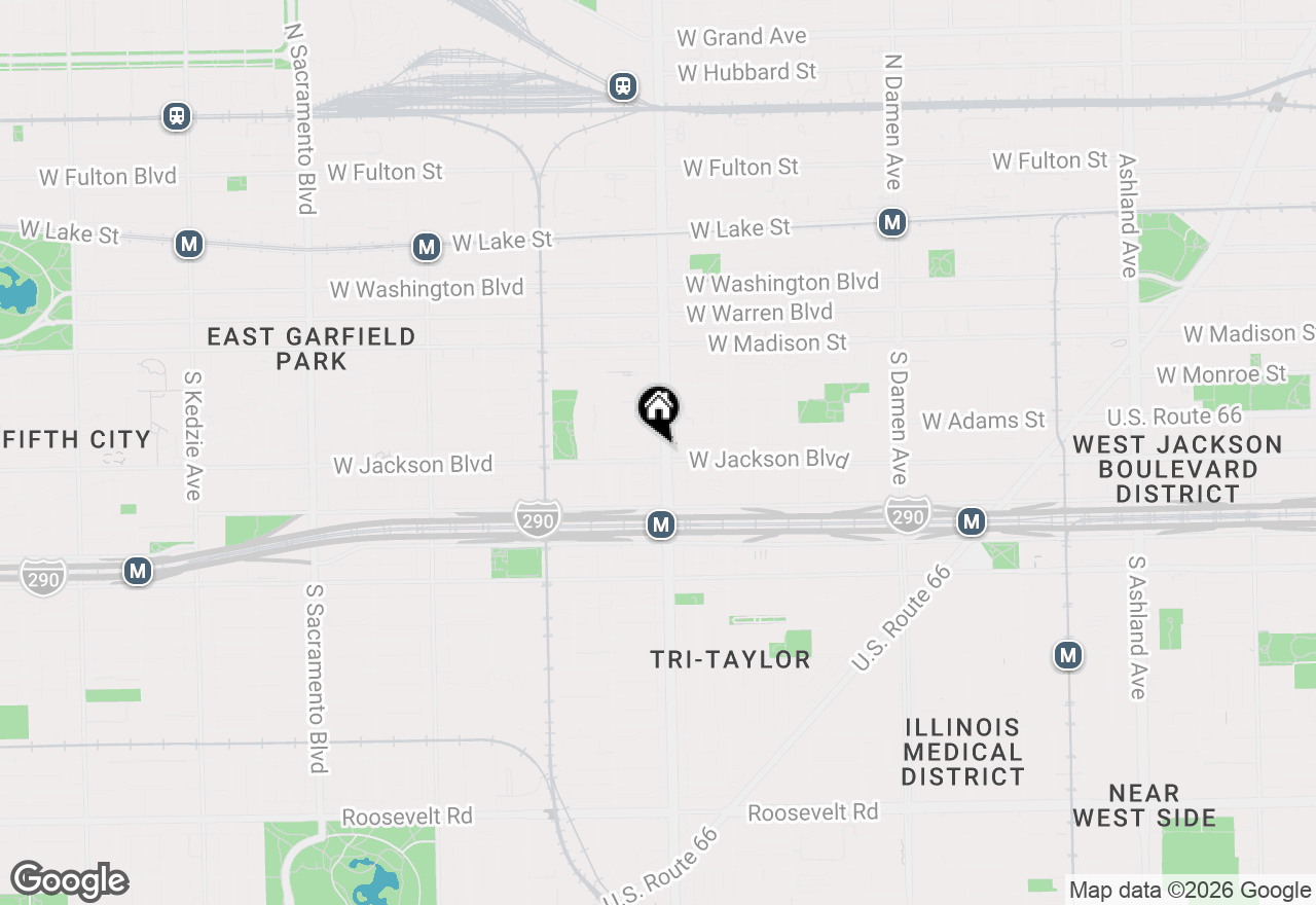 Map of 220 S Western Avenue #B, Chicago, IL 60612