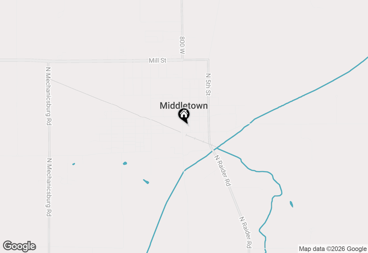 Map of 118 N 8th Street, Middletown, IN 47356
