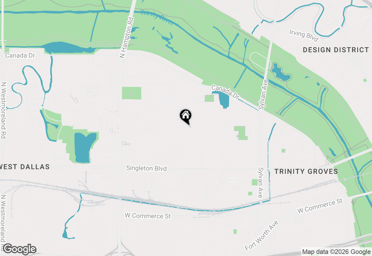 Map of 1711 Morris Street, Dallas, TX 75212