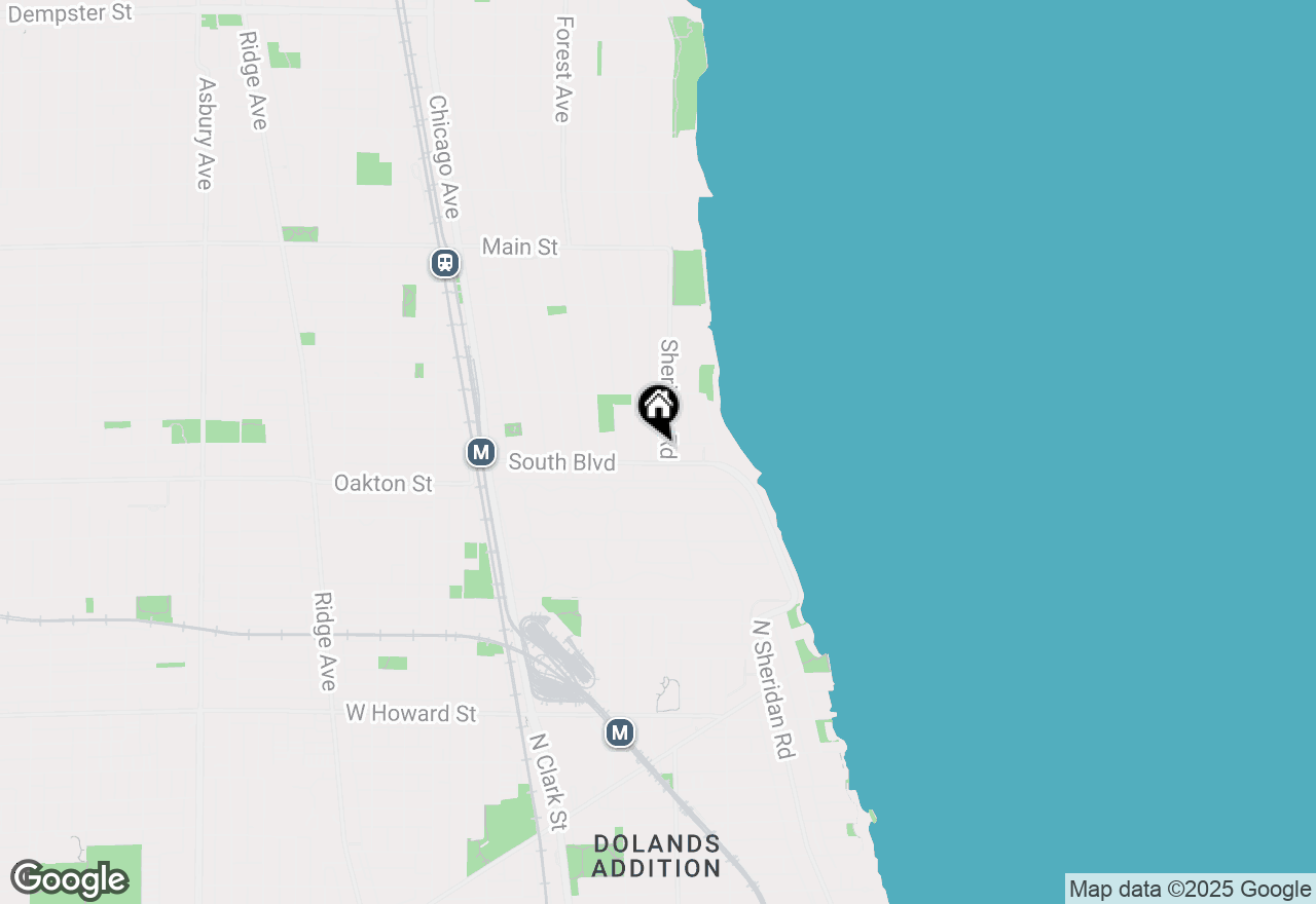 Map of 526 Sheridan Road #2A, Evanston, IL 60202