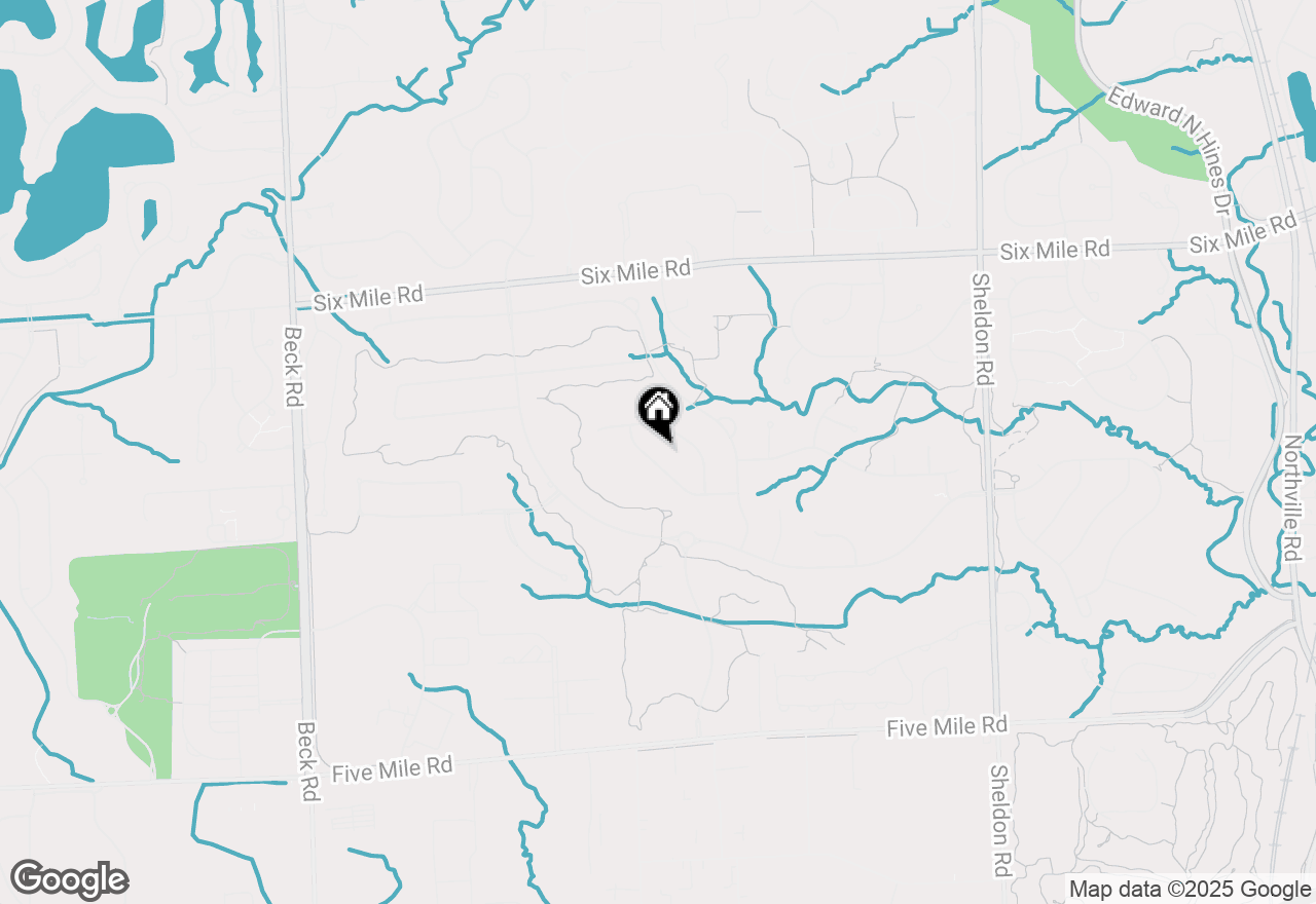 Map of 45922 Riviera Drive, Northville, MI 48168