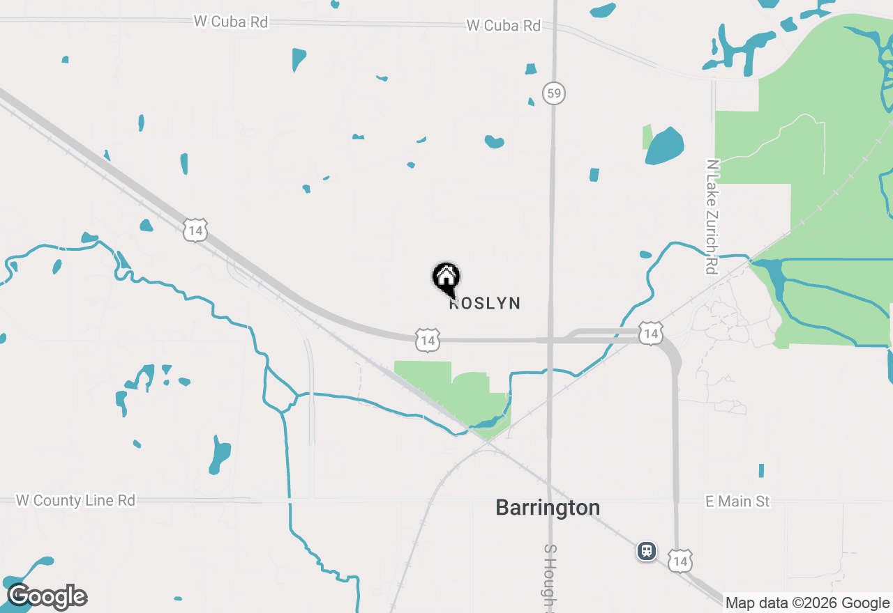 Map of 317 Waverly Road, Barrington, IL 60010