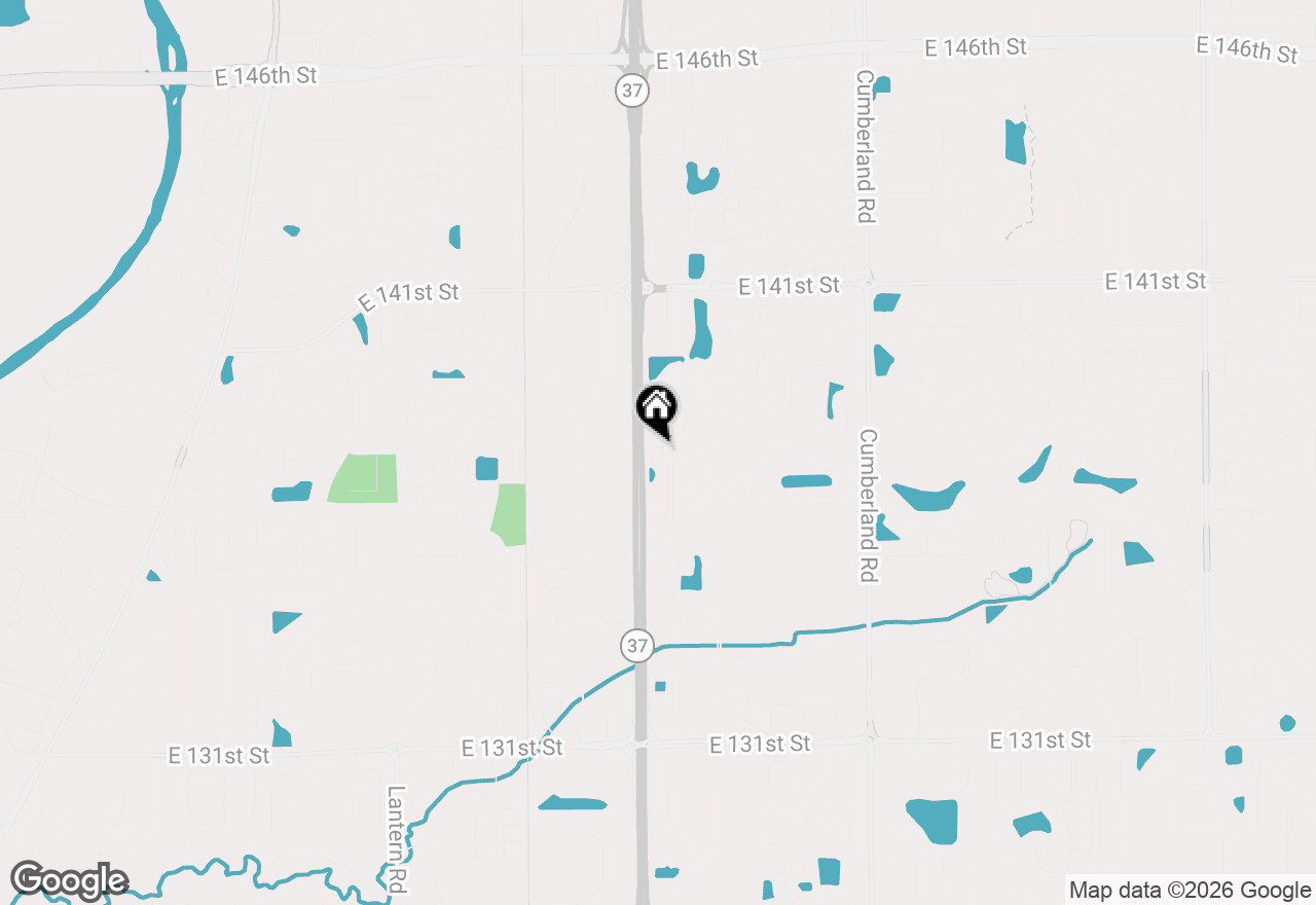 Map of 9329 Clarendon Drive, Fishers, IN 46038