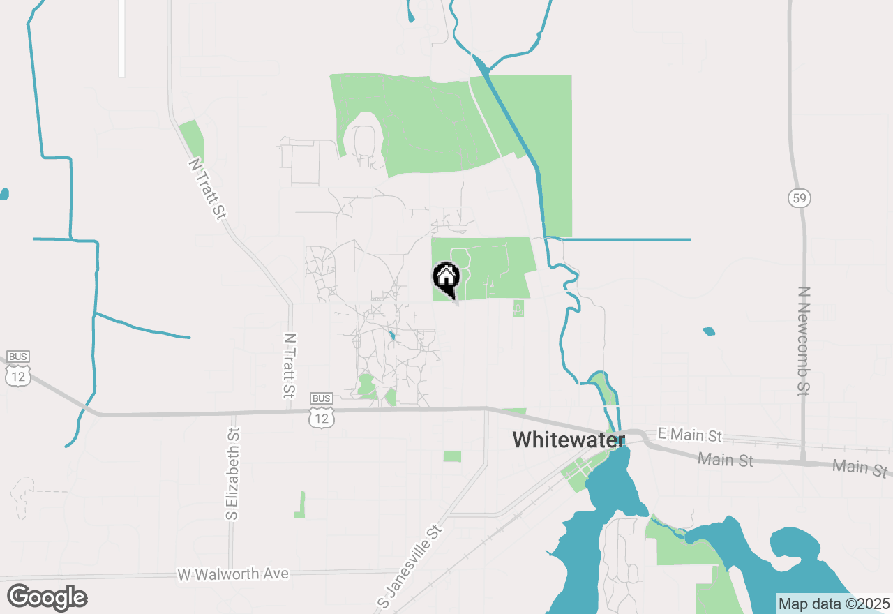 Map of 633 W Starin Rd, Whitewater, WI 53190