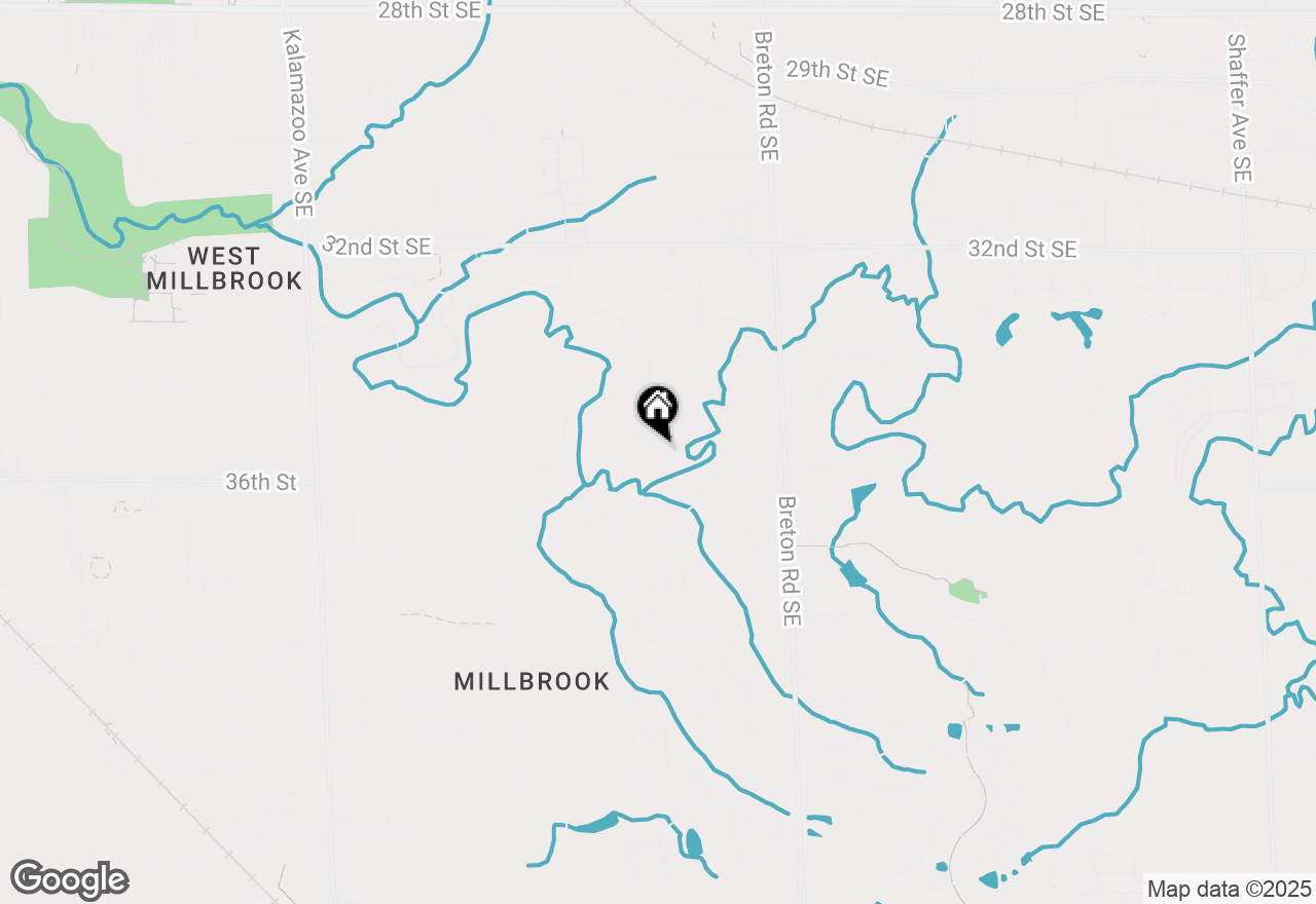 Map of 3536 Brook Trail Se, Grand Rapids, MI 49508