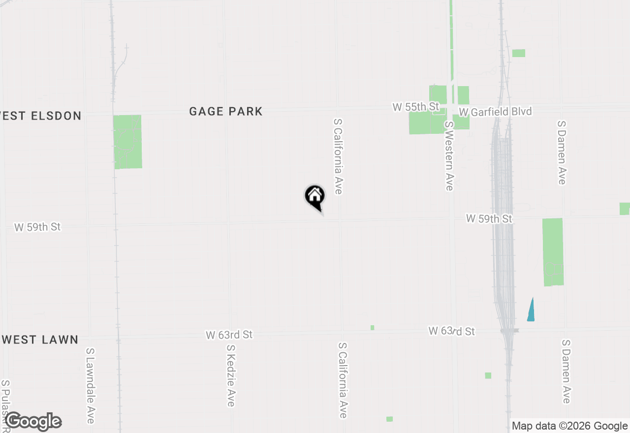 Map of 5849 S Francisco Avenue #1C, Chicago, IL 60629