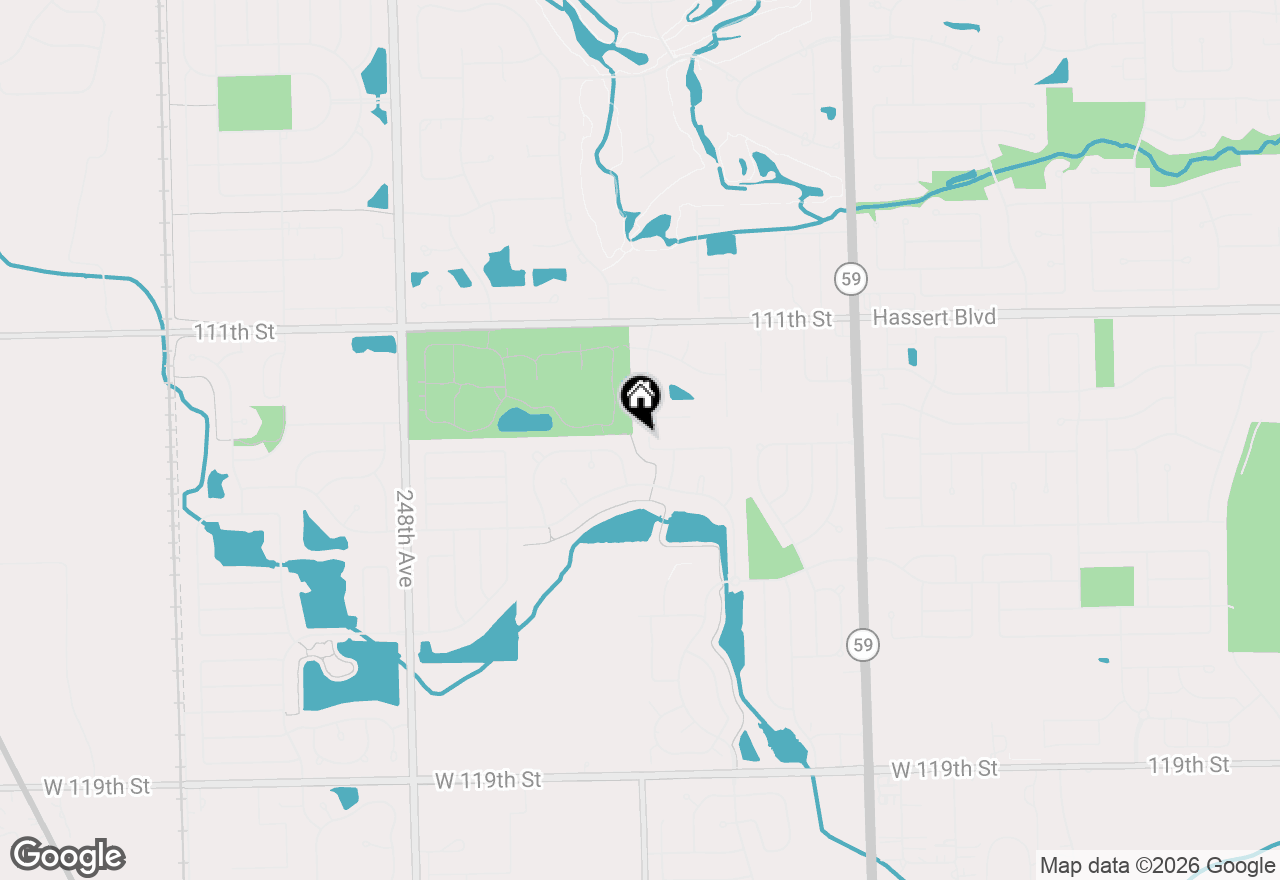 Map of 11300 S Highland Drive, Plainfield, IL 60585