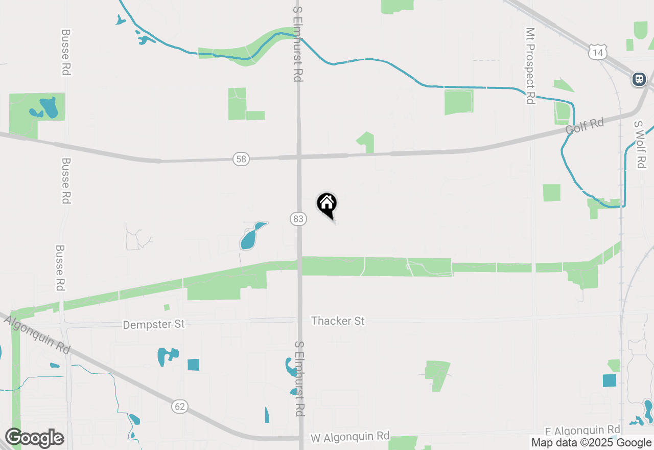 Map of 719 Westmere Road, Des Plaines, IL 60016