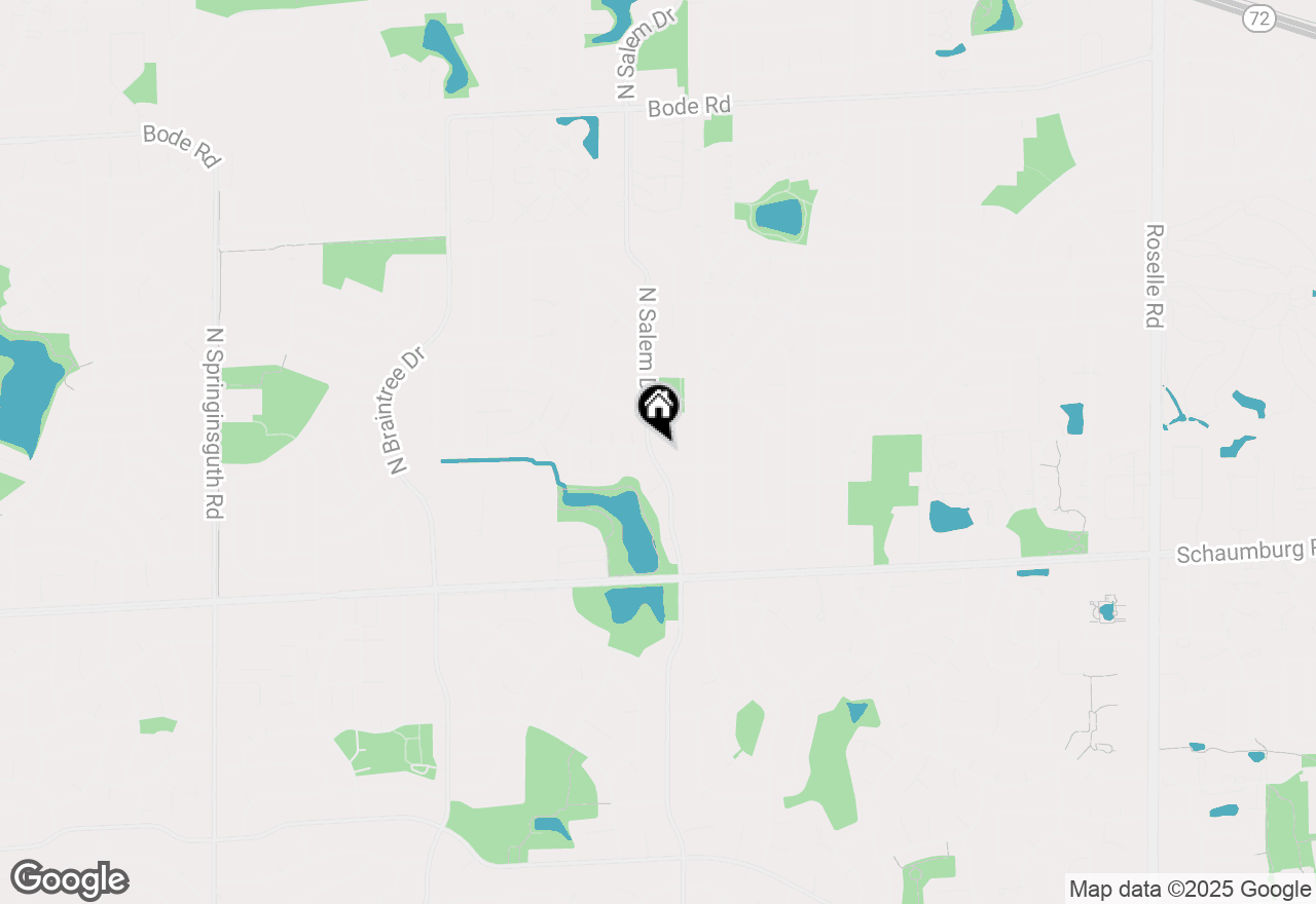 Map of 207 N Salem Drive, Schaumburg, IL 60194