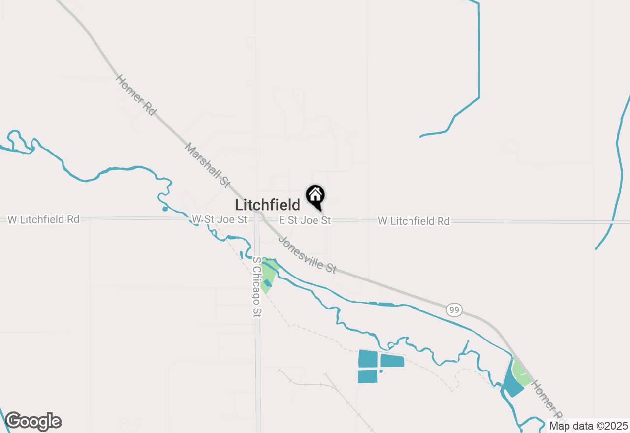 Map of 302 E St Joe Street, Litchfield, MI 49252